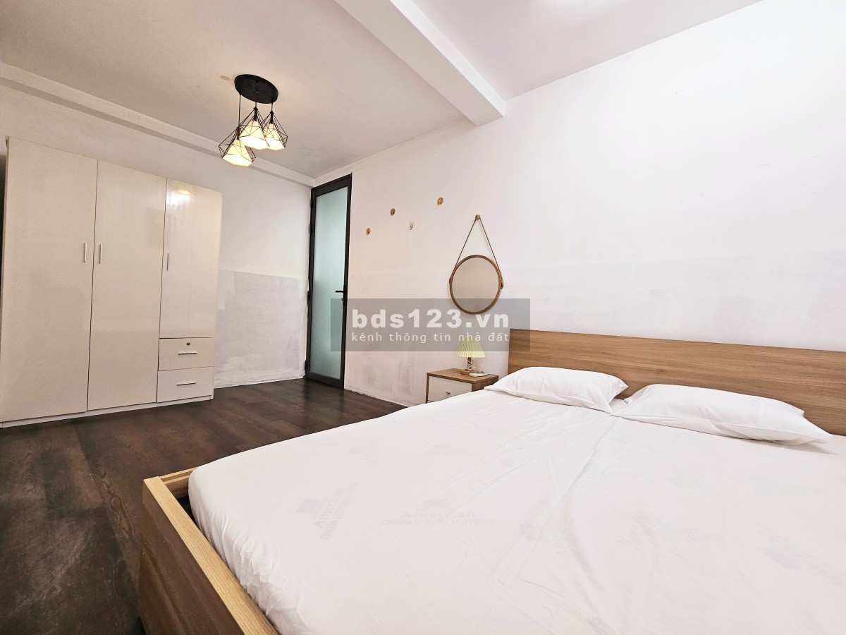 Cho thuê căn 1ph ngủ + Khách, tách bếpngay Chu Văn An