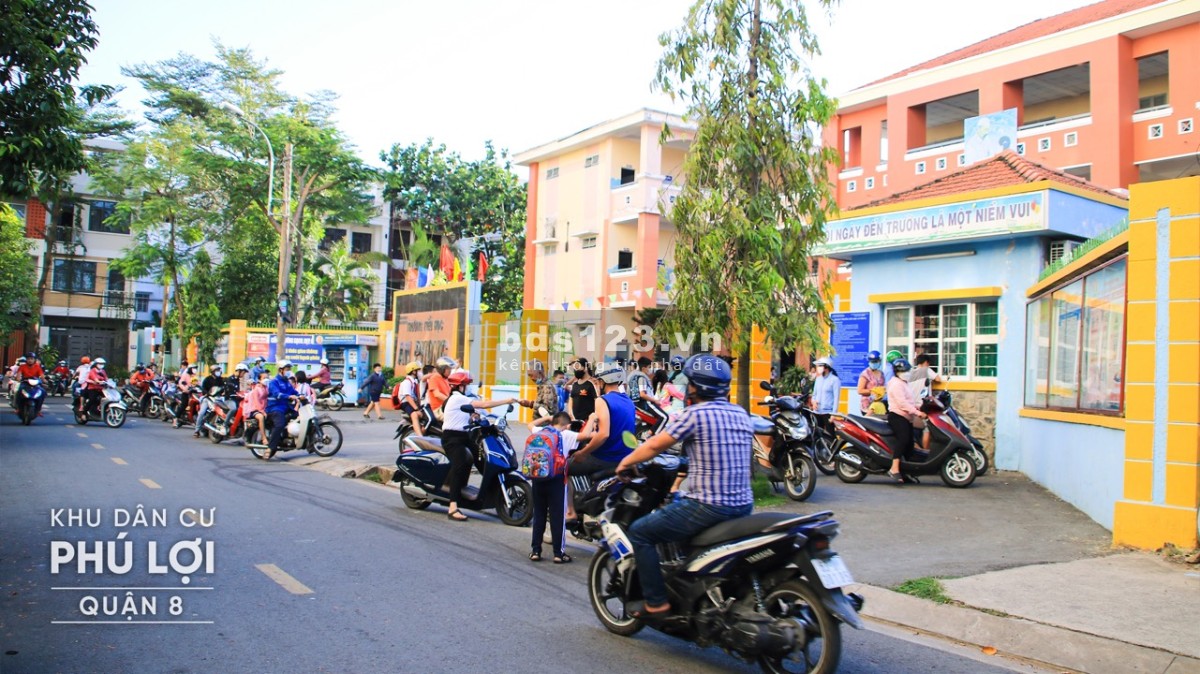 Cần bán 2 lô đất liền kề nhau, view CV nội khu nằm trong KDC Phú Lợi Q8, giá rẻ, phù hợp kinh doanh.