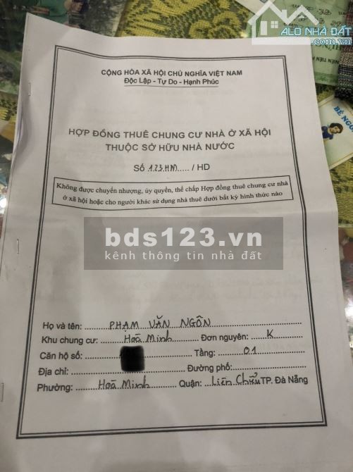 Căn Hộ chung cư xã hội đường Lâm Quan Thự, Hoà Minh Liên Chiểu