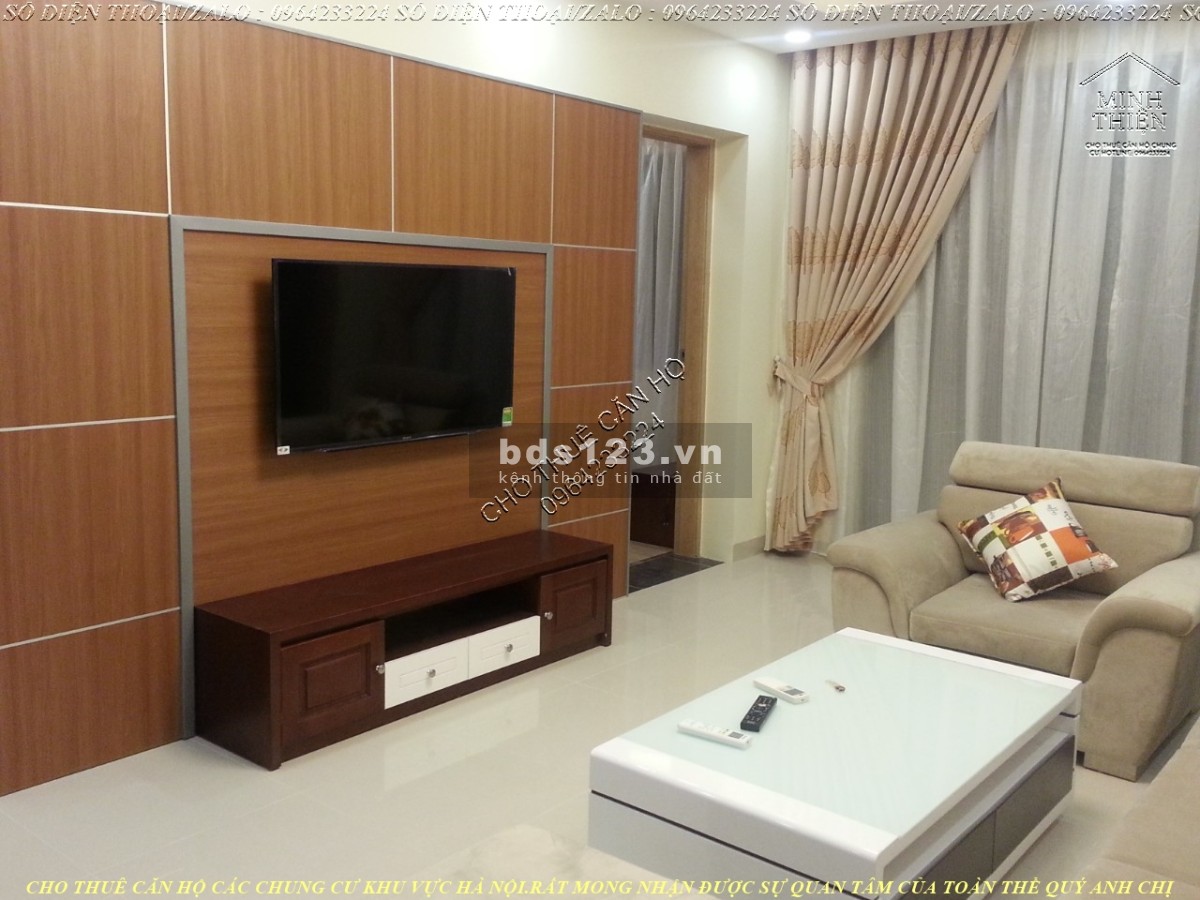 (Chung Cư Sun Square 21 Lê Đức Thọ) Cho thuê căn 3n full nội thất diện tích 101m2