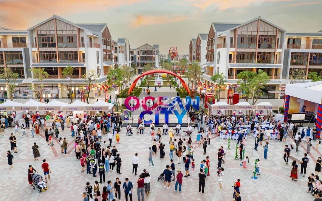 Cho thuê miễn phí MBKD phố Hàn - Hongkong tại Vinhomes Ocean Park 2