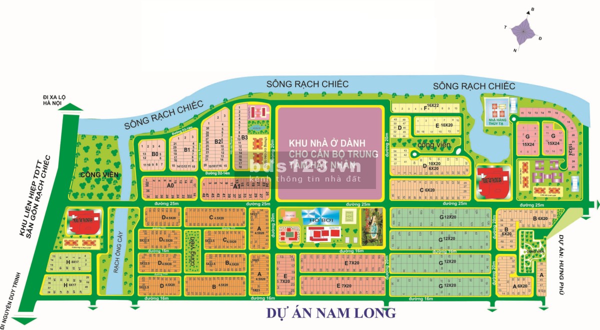 Bán đất Nam Long Kiến Á, diện tích 10x20m, giá 58 triệu/m2