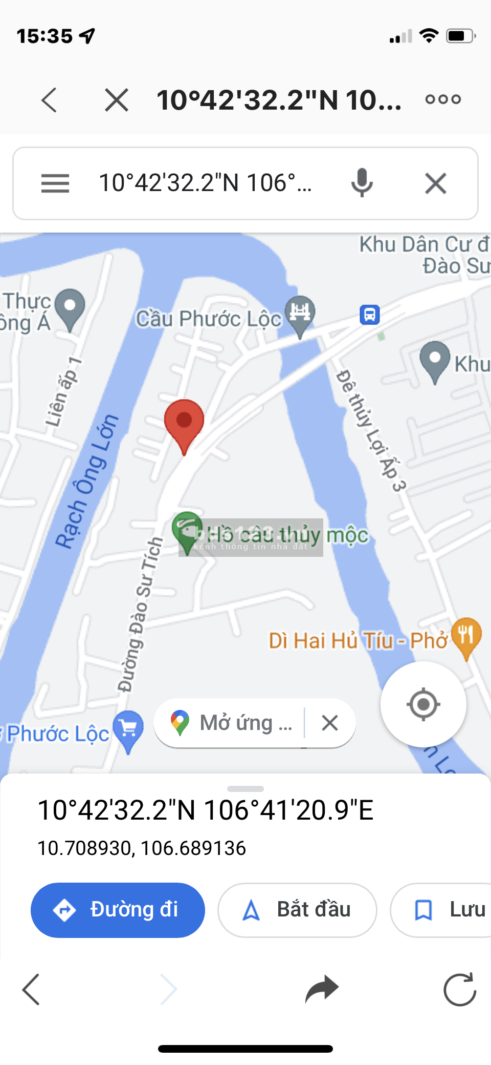 Bán đất chính chủ ngay mặt tiền đường Đào Sư Tích, xã Phước Lộc, huyện Nhà Bè.
