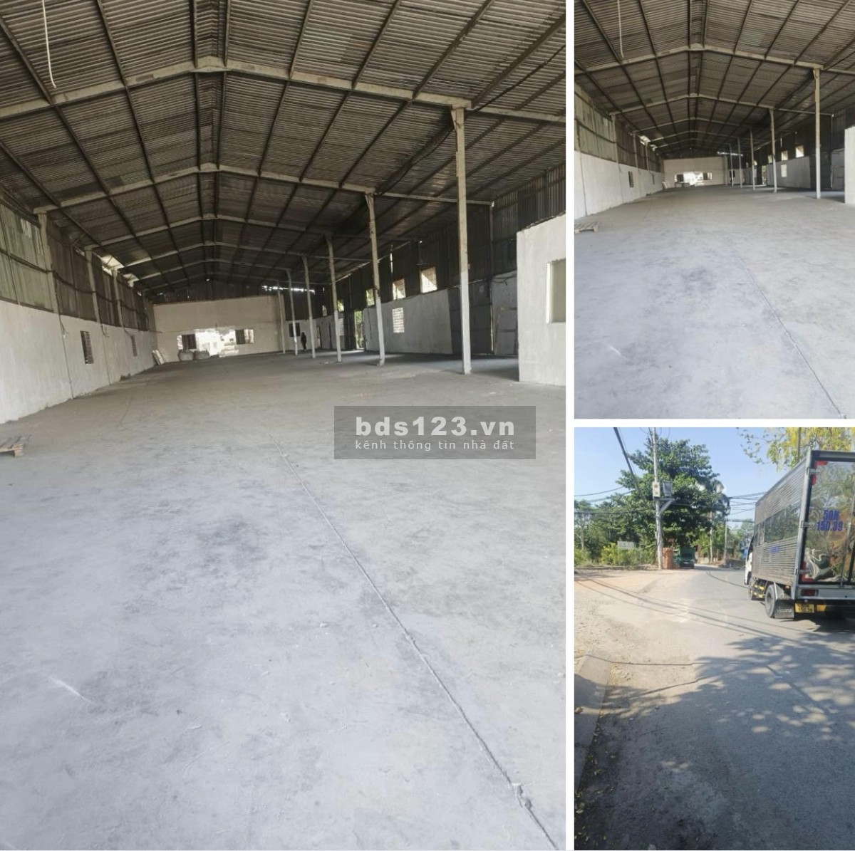 Mặt bằng kho xưởng cho thuê 1000m2 (55 triệu) An Phú Đông Quận 12
