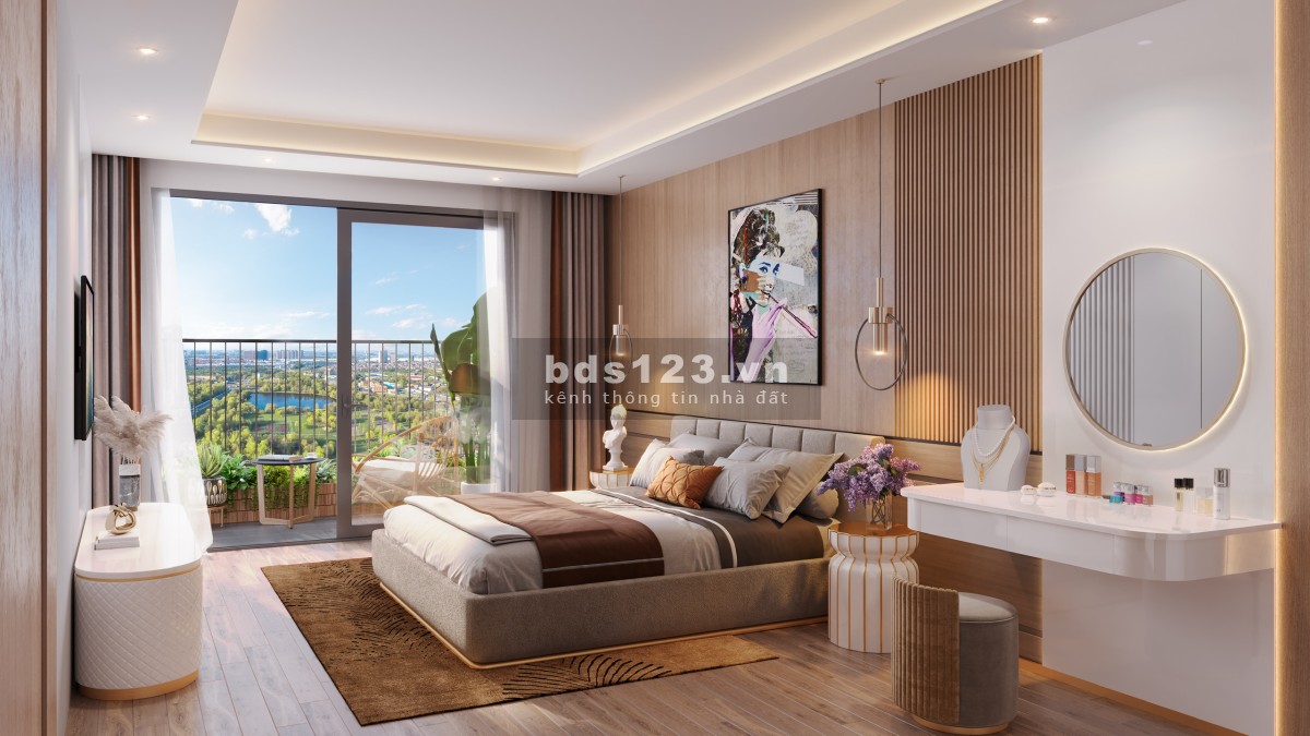 Bán chung cư 2PN+1, dt 99.5m2 gần trường đại học Công Nghiệp và đường 3,5. Giá tốt, tầng đẹp