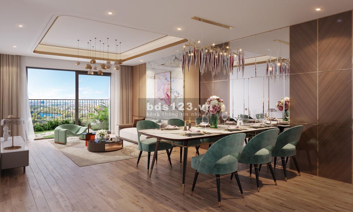 Bán chung cư 2PN+1, dt 99.5m2 gần trường đại học Công Nghiệp và đường 3,5. Giá tốt, tầng đẹp
