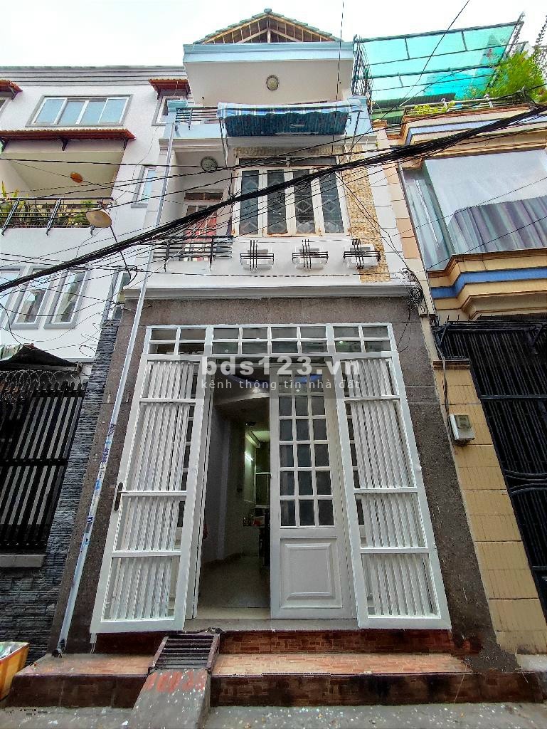 Phường 9, Tân Bình, Lý Thường Kiệt, giáp quận 10 - Hẻm ô tô thông, nhà 3 tầng đúc - Chỉ 7.45 tỷ