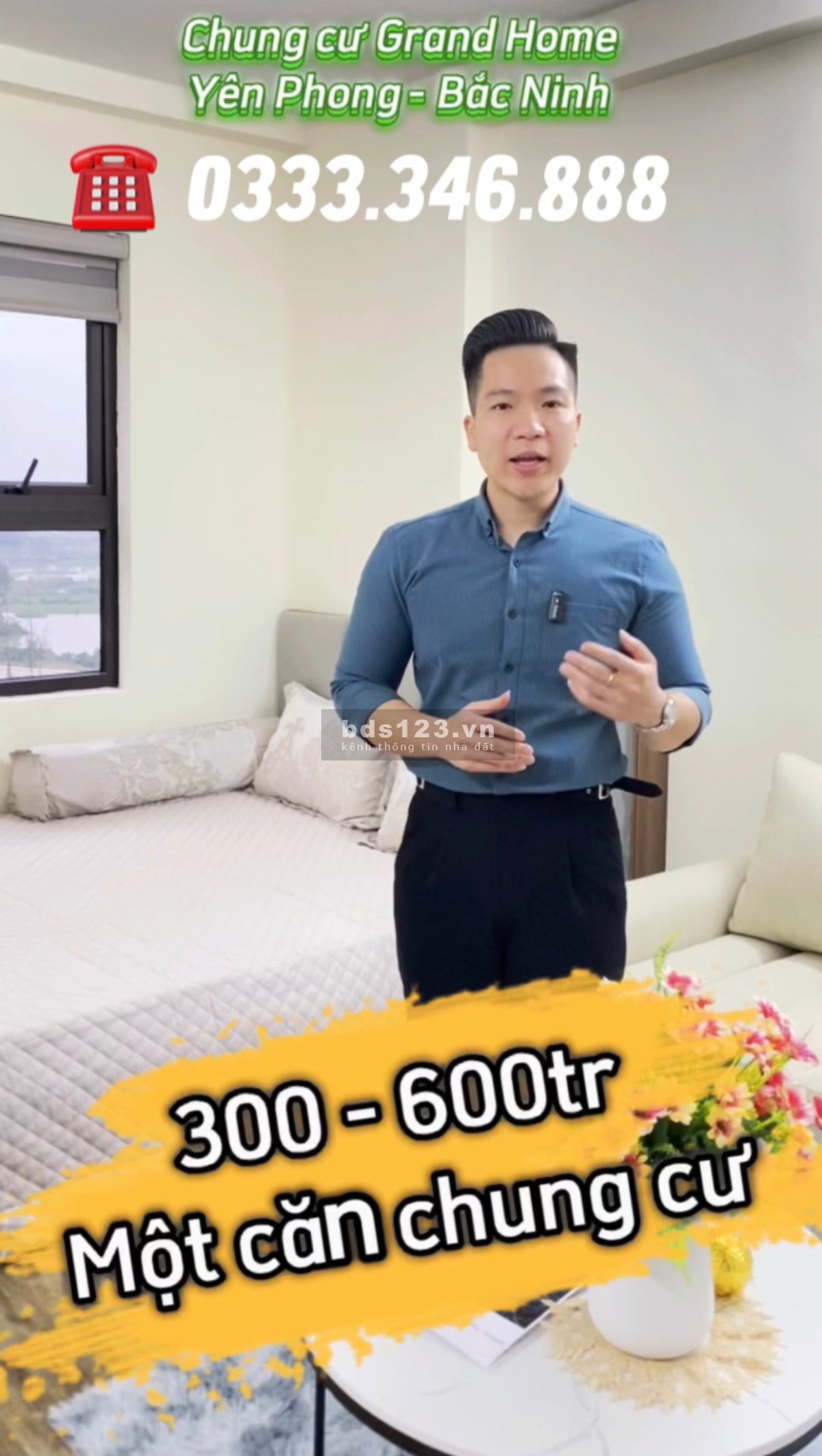 Mở bán đợt 1: Chung cư Noxh Grand Home Yên Phong Bắc Ninh - Giá chỉ từ 300-600tr/căn. LH: 0333346888
