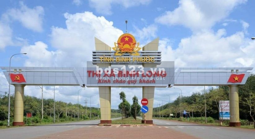 Bán lô đất nhà 10x32 (300m2) sổ hồng riêng, thổ cư, TX Bình Long