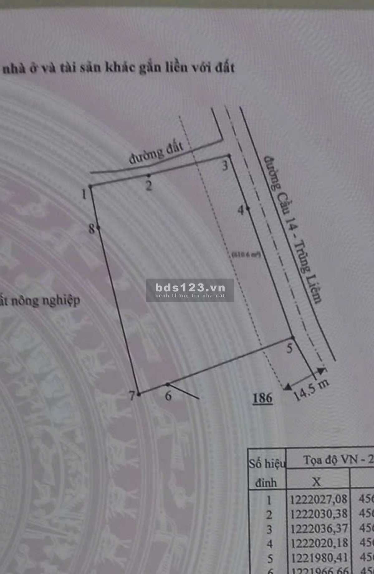 Bán đất CLN đường nhựa, quy hoạch full thổ cư, tại Hàm Thuận Bắc - Bình Thuận