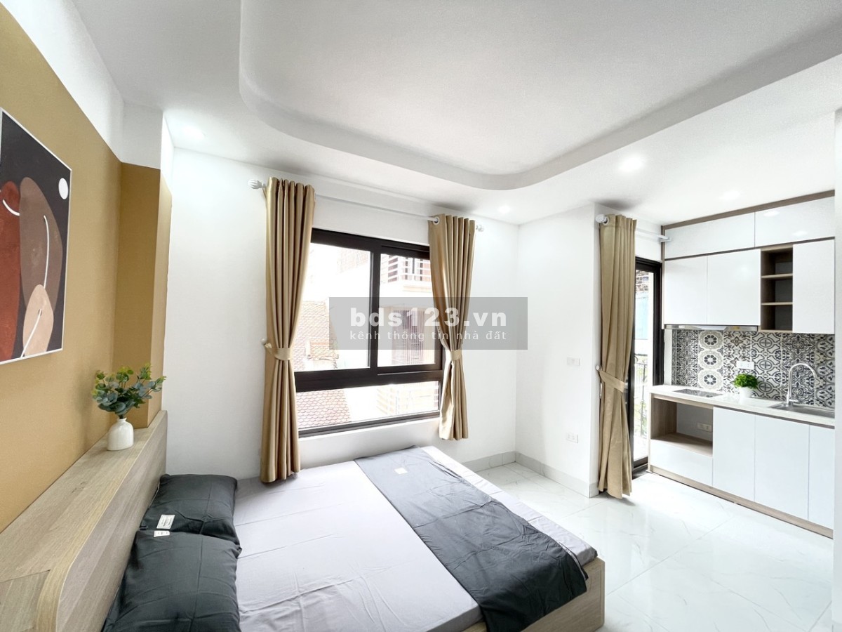 Siêu phẩm 9 tầng thang máy, mặt ngõ kinh doanh - 33 phòng, dòng tiền 220tr/ Tháng - PCCC đầy đủ.