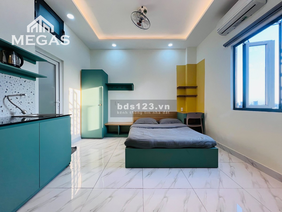 Căn hộ ban công full nội thất, giá rẻ ngay công viên Hoàng Văn Thụ, công viên Gia Định