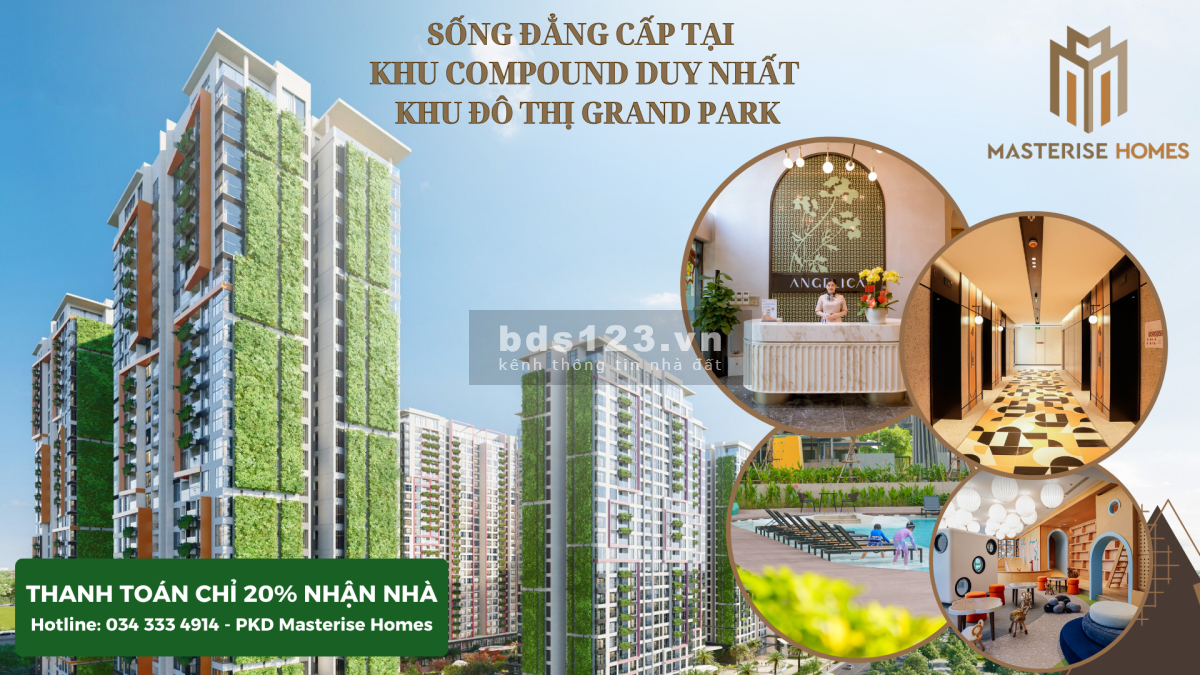 CH vàng SH ngay Căn 1PN+ thanh toán TB 66tr/tháng đủ 20% vào ở NGAY tại Lumiere Boulevard