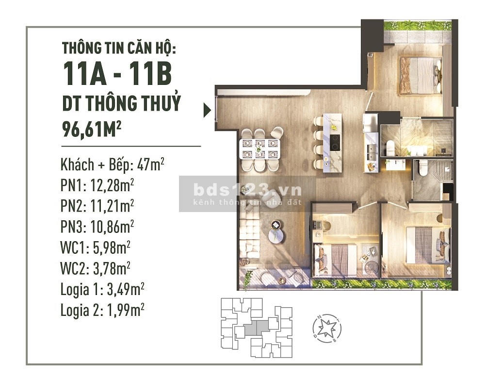 Sở hữu căn góc 3PN 4 tỷ đẹp nhất dự án Fibonan CK thêm 2% + 45 triệu ưu đãi cực khủng đợt 1