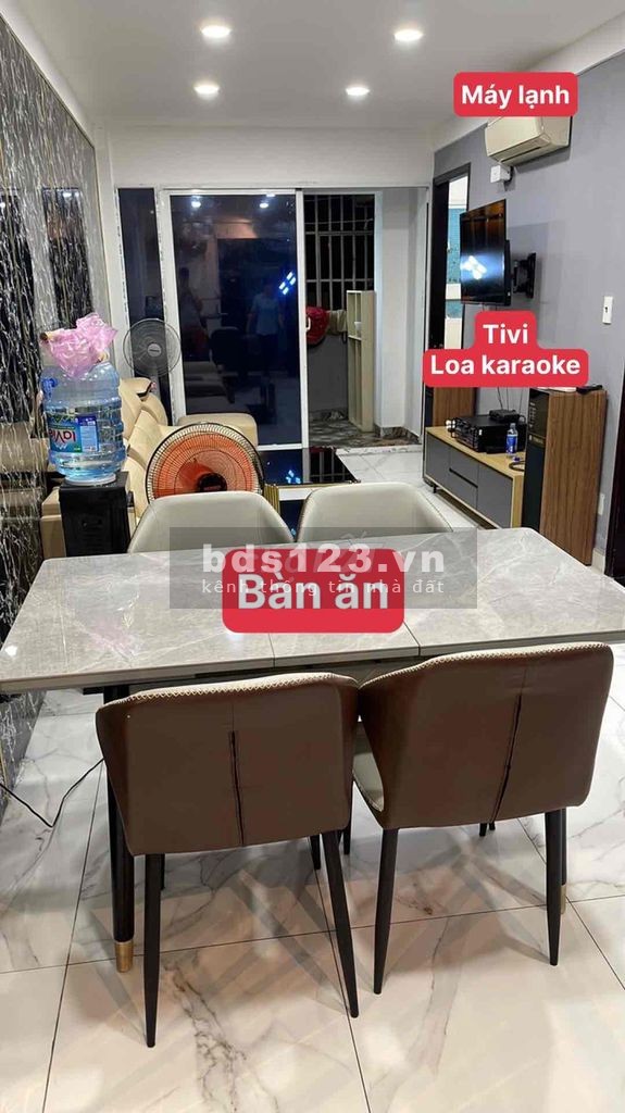 Cho thuê căn hộ Khang Gia full nội thất 3PN 2WC. Xách vali vào ở ngay