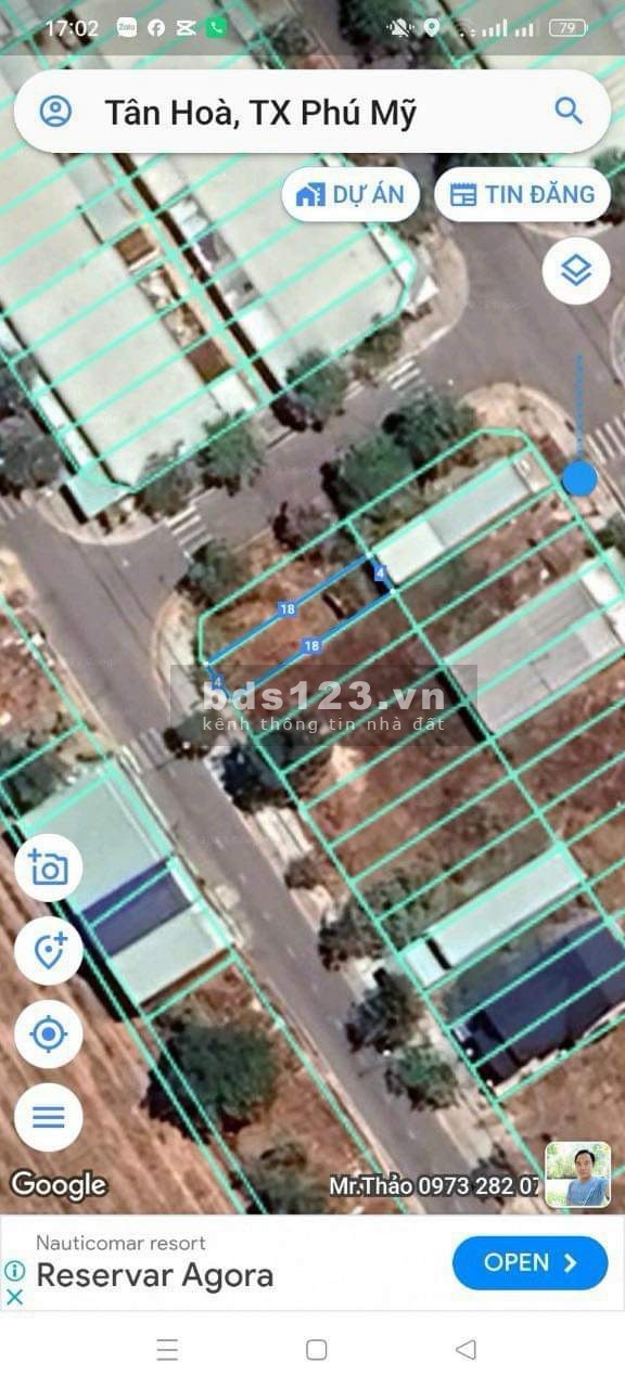 Bán lô tái định cư tân hoà xã Tân Hoà QL51
