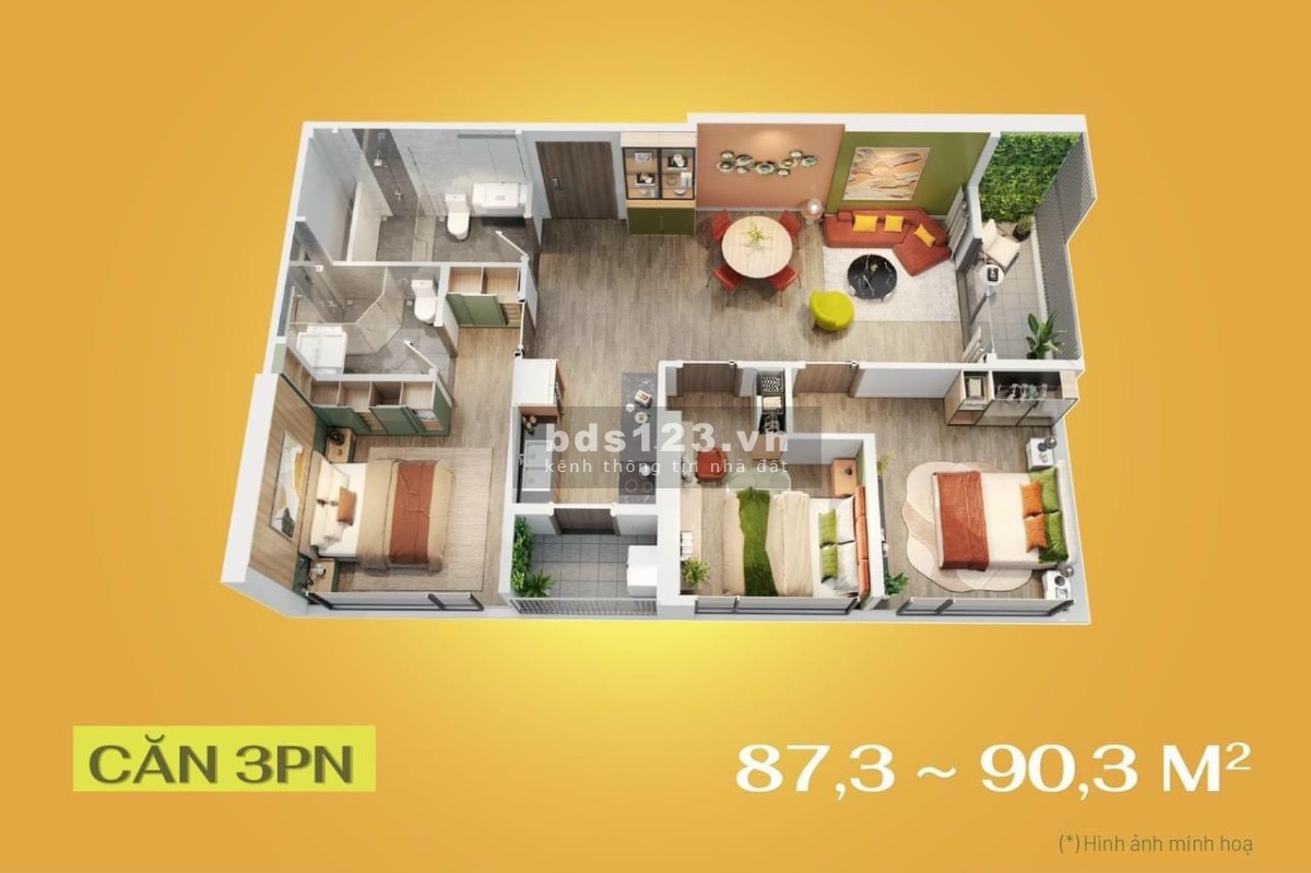 Chỉ 830 triệu vốn ban đầu - Sở hữu ngay căn 3N VIP