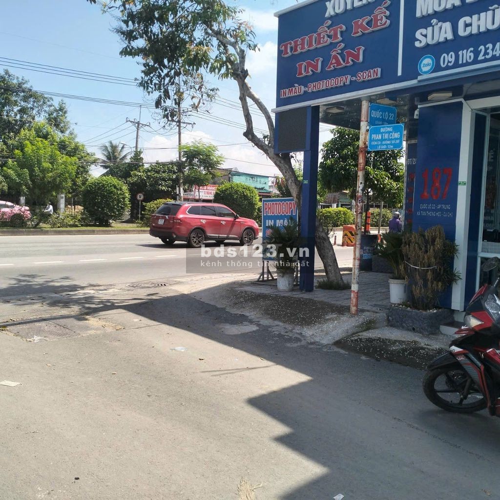 Cắt lỗ nặng 100m full thổ 5x20 đường 1/Nguyễn Thị Lắng vào 500m, Tân Phú Trung, Củ chi1ty250