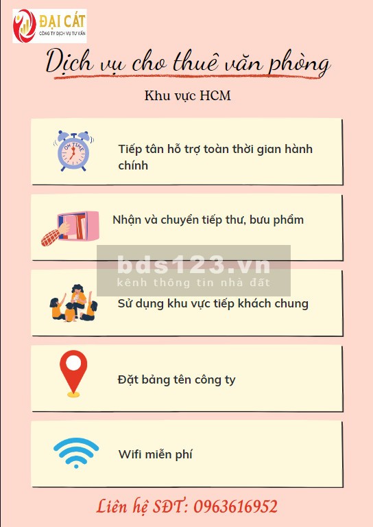 Cho thuê văn phòng ảo tại quận 6