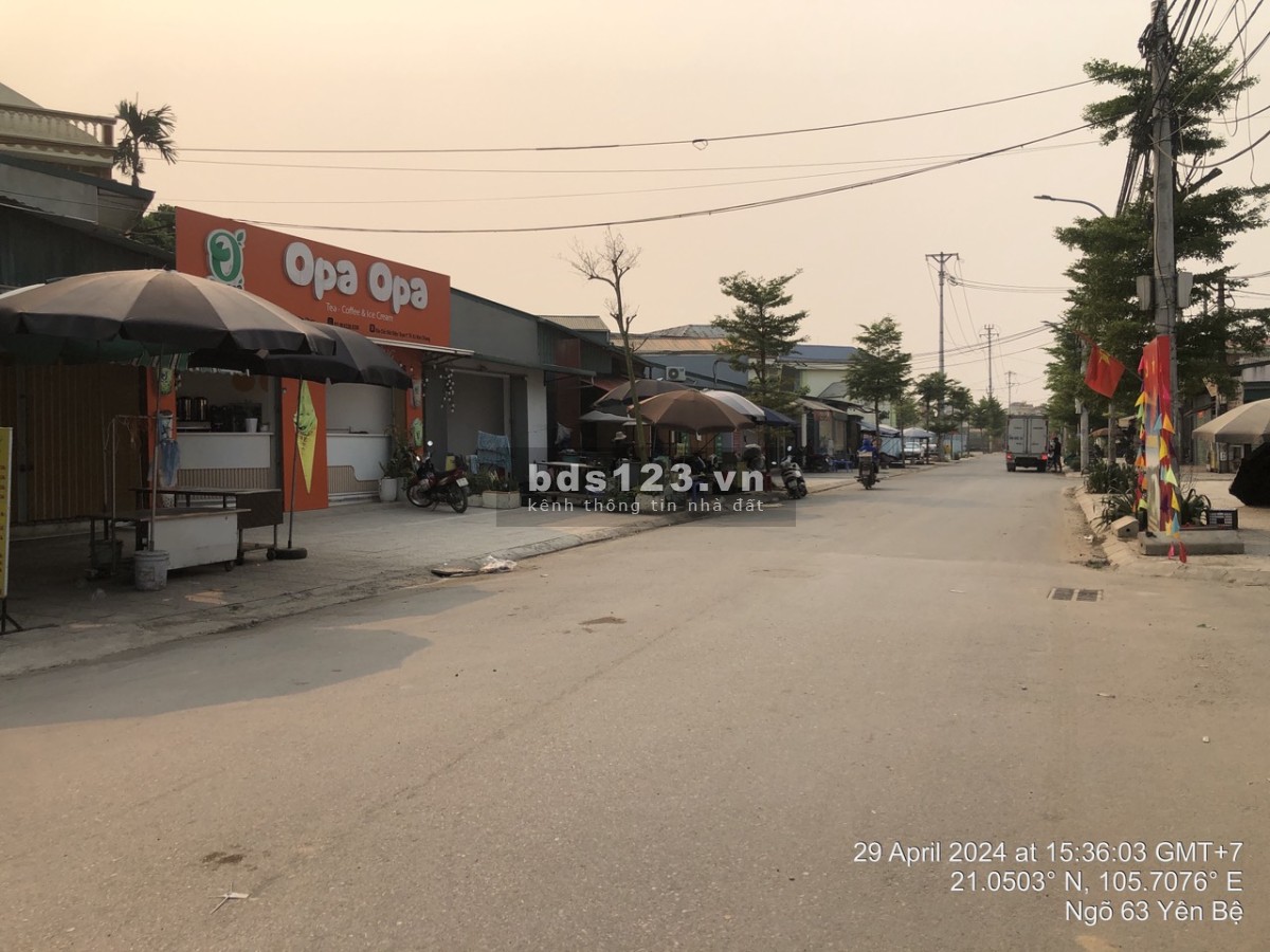 Bán 60m đất sẵn nhà C4 mặt tiền 4.8m ở Yên Vĩnh H. Đức vị trí kinh doanh mạnh ôtô tránh, chỉ 7 tỷ.
