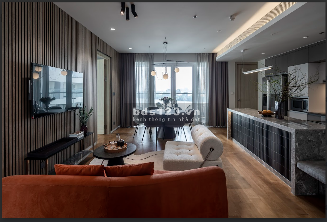 Cho thuê căn 2PN Đảo Kim Cương 90M2 nội thất cao cấp