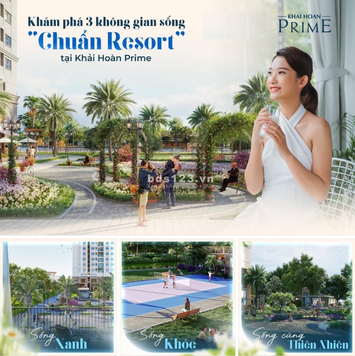 [Đang bán] Căn hộ Khải Hoàn Prime - Nhà Bè, giá 46 triệu/m2, vay 70%, CK 12%