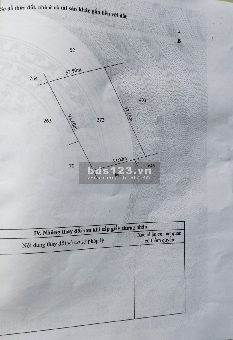 Đất sổ đỏ chính chủ 5375,2 m2 đường N2, Long An