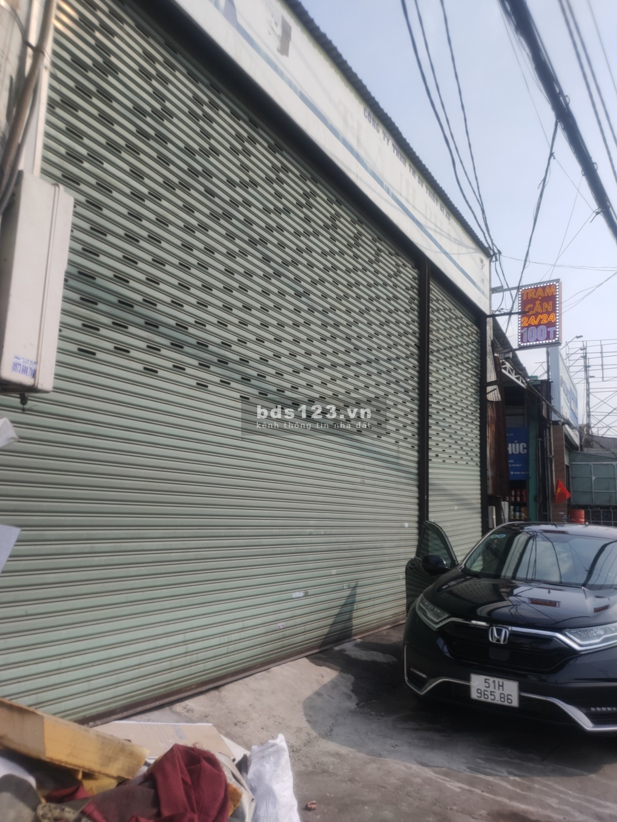 Chính chủ cho thuê mặt tiền 12 x 19, điện 3 pha, Ngã 4 Bà Điểm 500 m, Bến xe An Sương 2,2 km.
