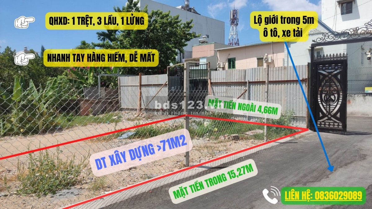 Đất cực rẻ 2 mặt tiền Hiệp Bình Phước - Giá siêu hời! Chỉ 4,7 tỷ đồng. ️ Liên hệ: 0836029089