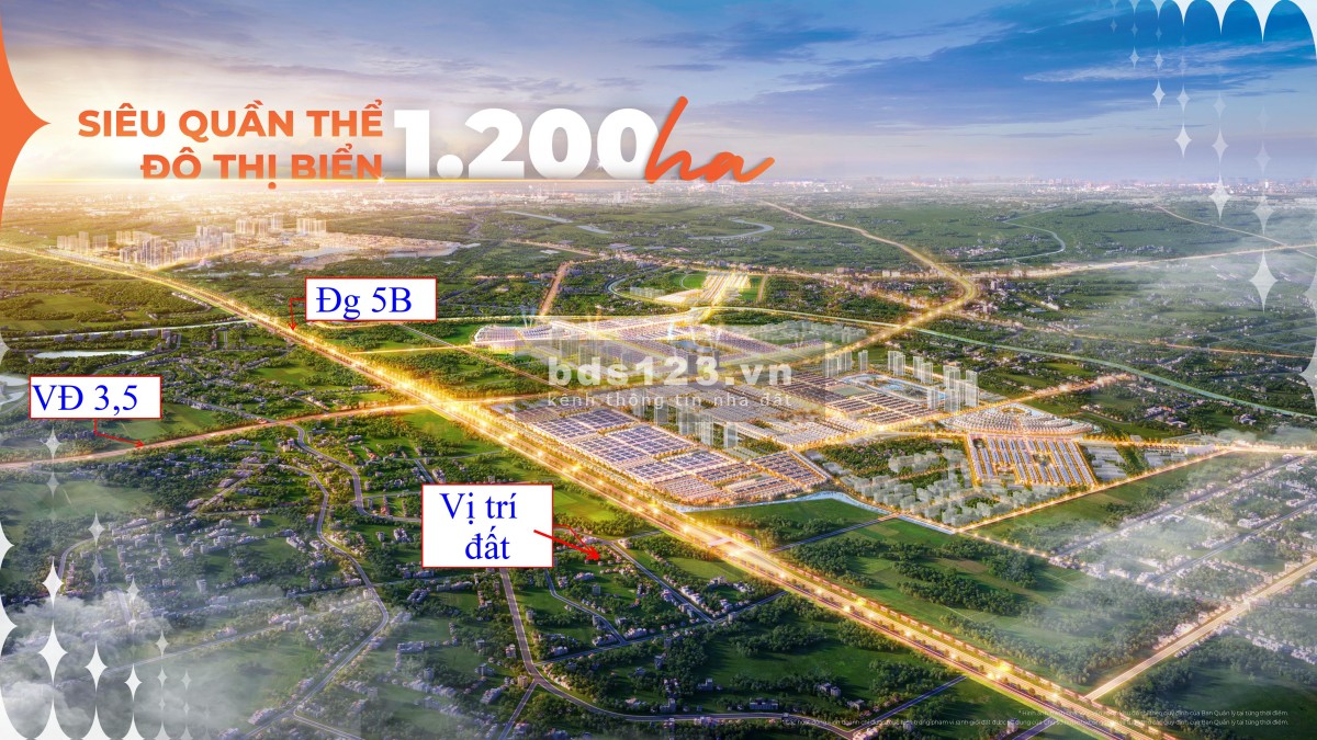 ️️️Bán đất 45m2 - 68m2 Giáp Vin, đường 5B, Giá đầu tư đẹp tại Tân Tiến. Văn Giang. Hưng Yên