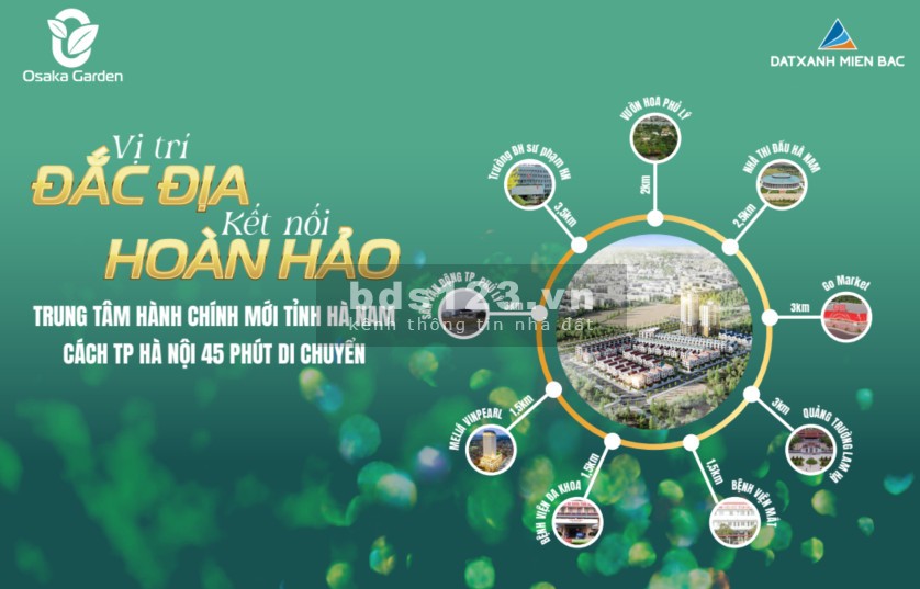 Bán lô đất biệt thự đơn lập trung tâm Phủ Lý nằm cạnh dự án Sun Group chỉ 9.xỷ lô 243 m2