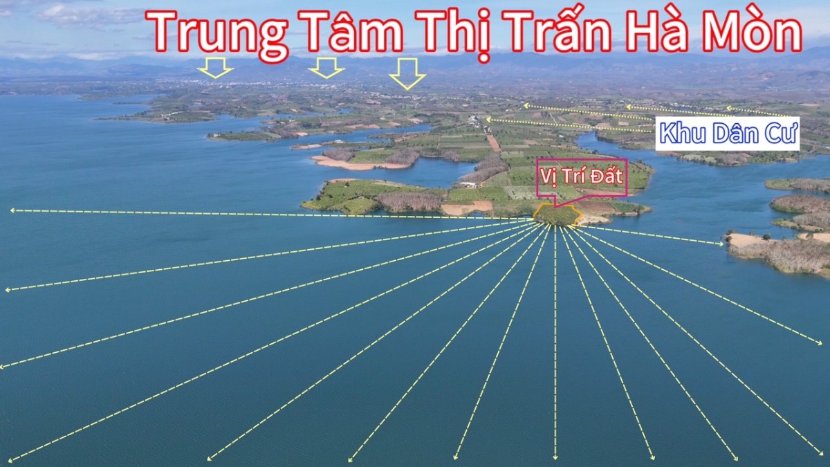 Bán đất view hồ 3 mặt tiền tại xã Hà Mòn huyện Đắk Hà tỉnh Kon Tum