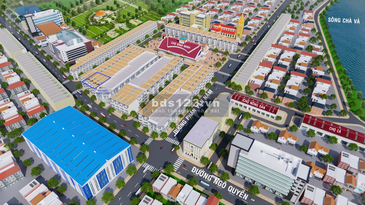 Tặng 1 lượng vàng khi mua nhà phố mặt tiền tại Thị Xã Bình Minh