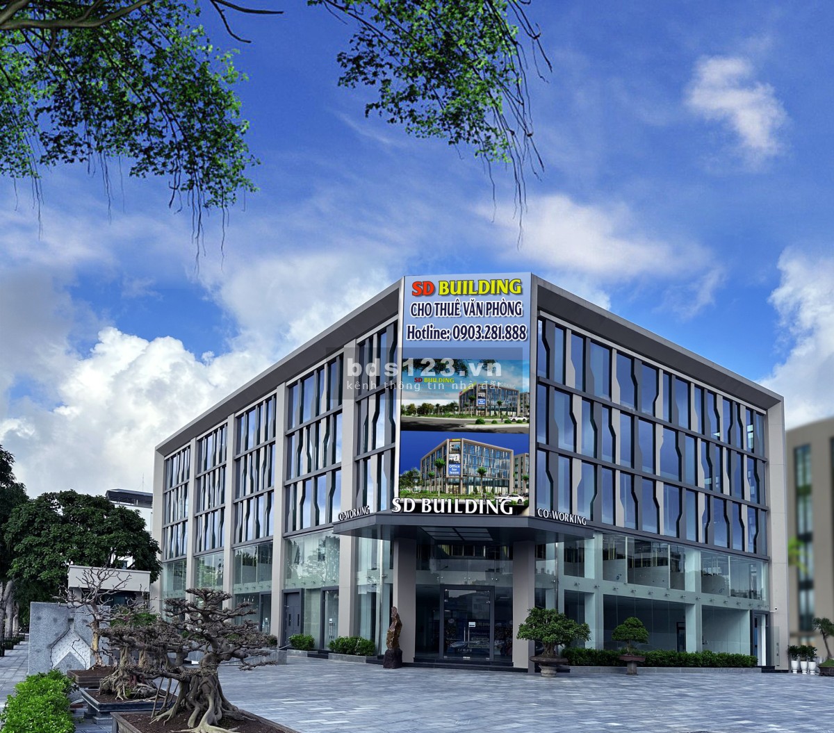 Cho thuê văn phòng truyền thống và Co-working tòa nhà SD Building