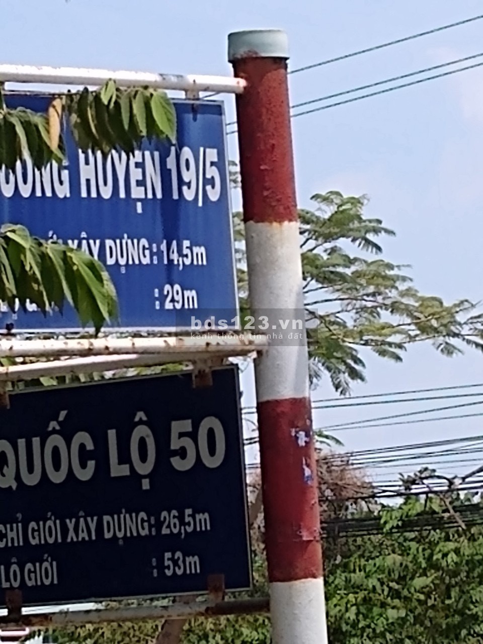 Bán đất thổ cư 510, đường thông 2 chiều, betong 4m, kdc mới