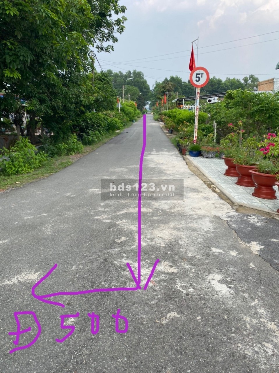Chính chủ bán vội lô 565tr đất full thổ đường nhưa