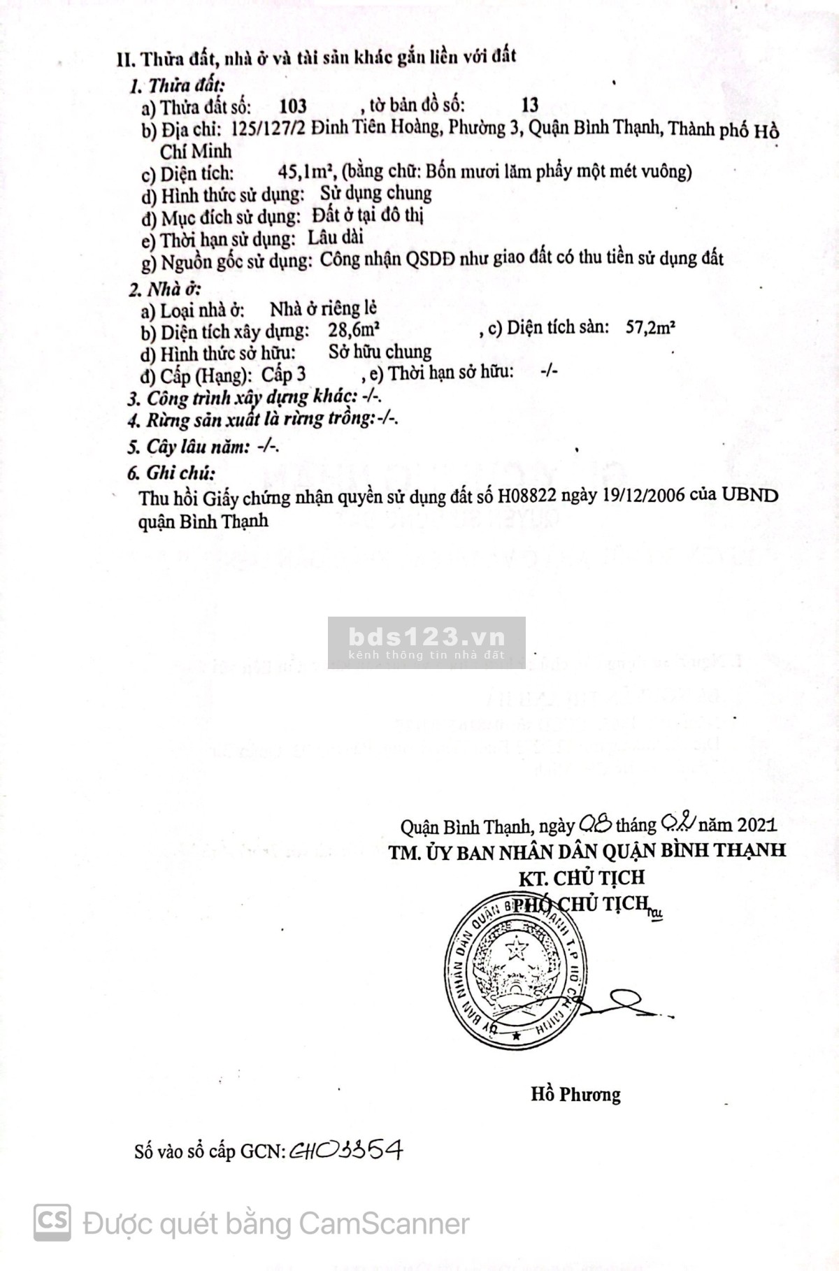 Nhà đất LÊ VĂN DUYỆT thông Vạn Kiếp và phố ẩm thực Phan Xích Long