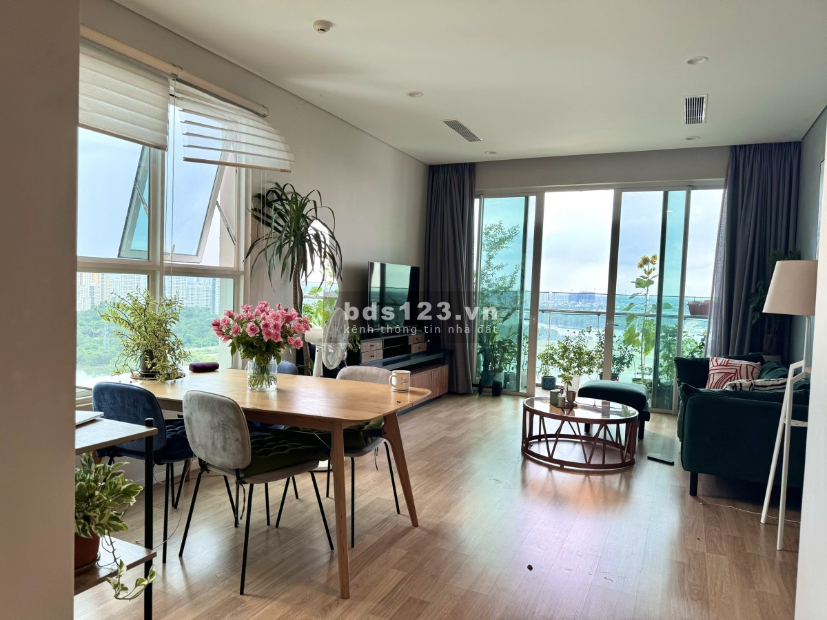 Cho thuê 3PN Sadora - Tầng cao - 2 Ban công - 120M2 - Nội thất như hình