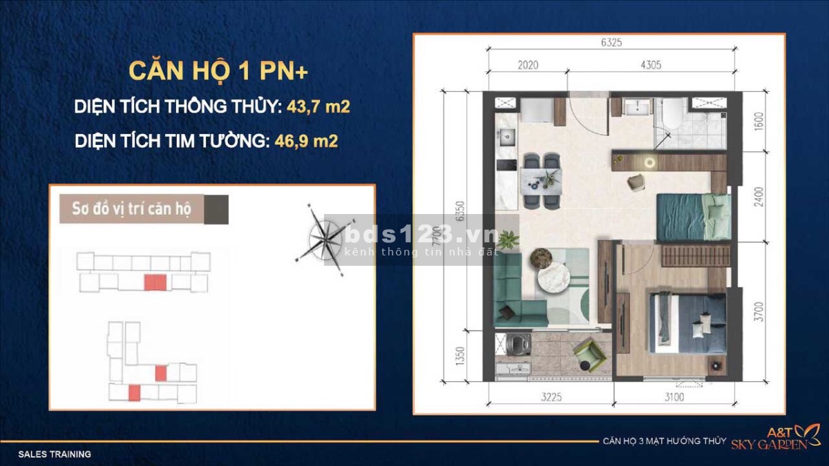 Trả Trước 240tr Sở Hữu Căn 63m2 2pn 2wc View Sông SG Bank 80% Lãi Suất 0% Nhận Nhà
