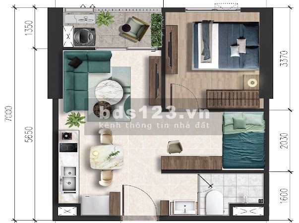 Trả Trước 240tr Sở Hữu Căn 63m2 2pn 2wc View Sông SG Bank 80% Lãi Suất 0% Nhận Nhà