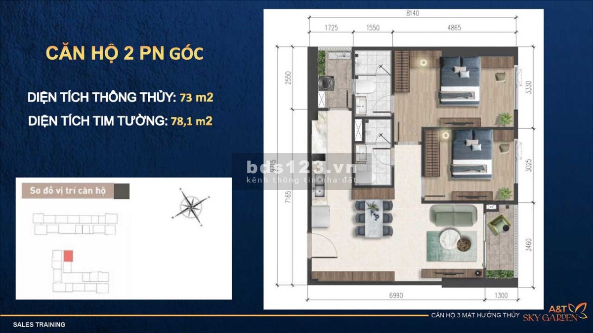 Trả Trước 240tr Sở Hữu Căn 63m2 2pn 2wc View Sông SG Bank 80% Lãi Suất 0% Nhận Nhà