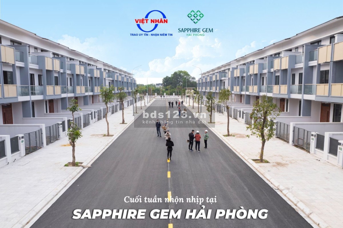 Bán nhà phố Sapphire Gem Vsip Hải Phòng - giá chỉ từ 3 tỷ