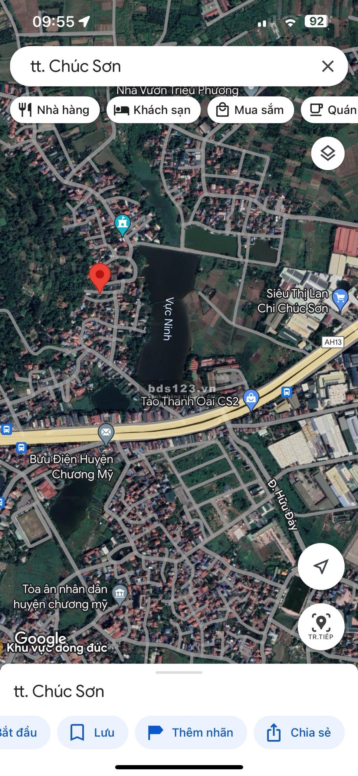 Cần bán mảnh đất 50m2 tại Ninh Sơn, Chúc Sơn
