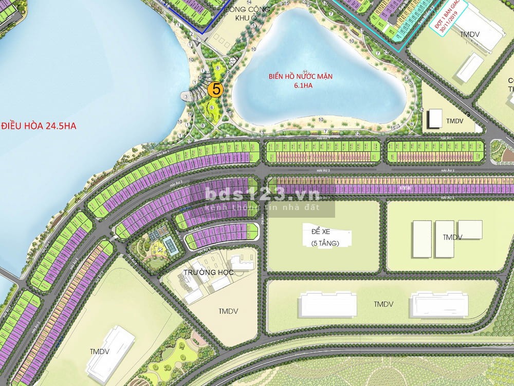 Chính chủ bán cắt lỗ nhà liền kề Hải Âu 07 căn xẻ khe,96M – Vinhomes Ocean Park 2.