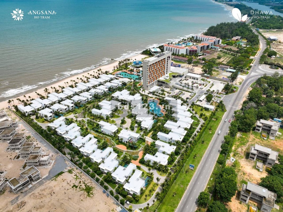 Duy nhất 1 căn biệt thự mặt tiền biển giá tốt nhất Hồ Tràm, đã hoàn thiện, Angsana đang vận hành
