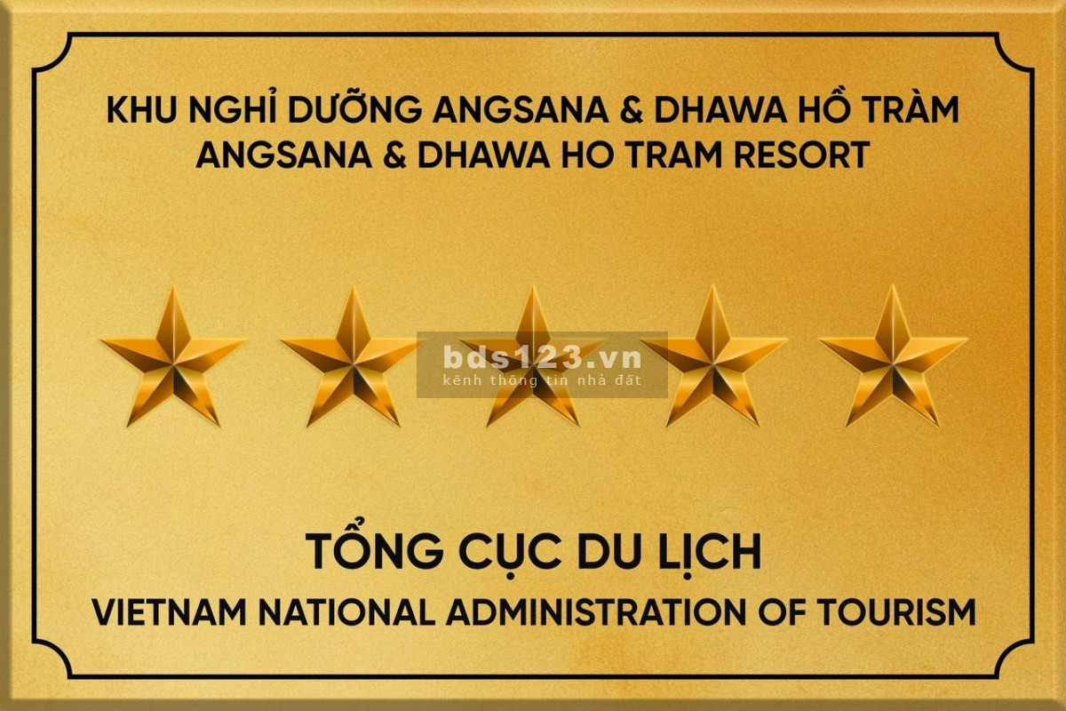 Duy nhất 1 căn biệt thự mặt tiền biển giá tốt nhất Hồ Tràm, đã hoàn thiện, Angsana đang vận hành