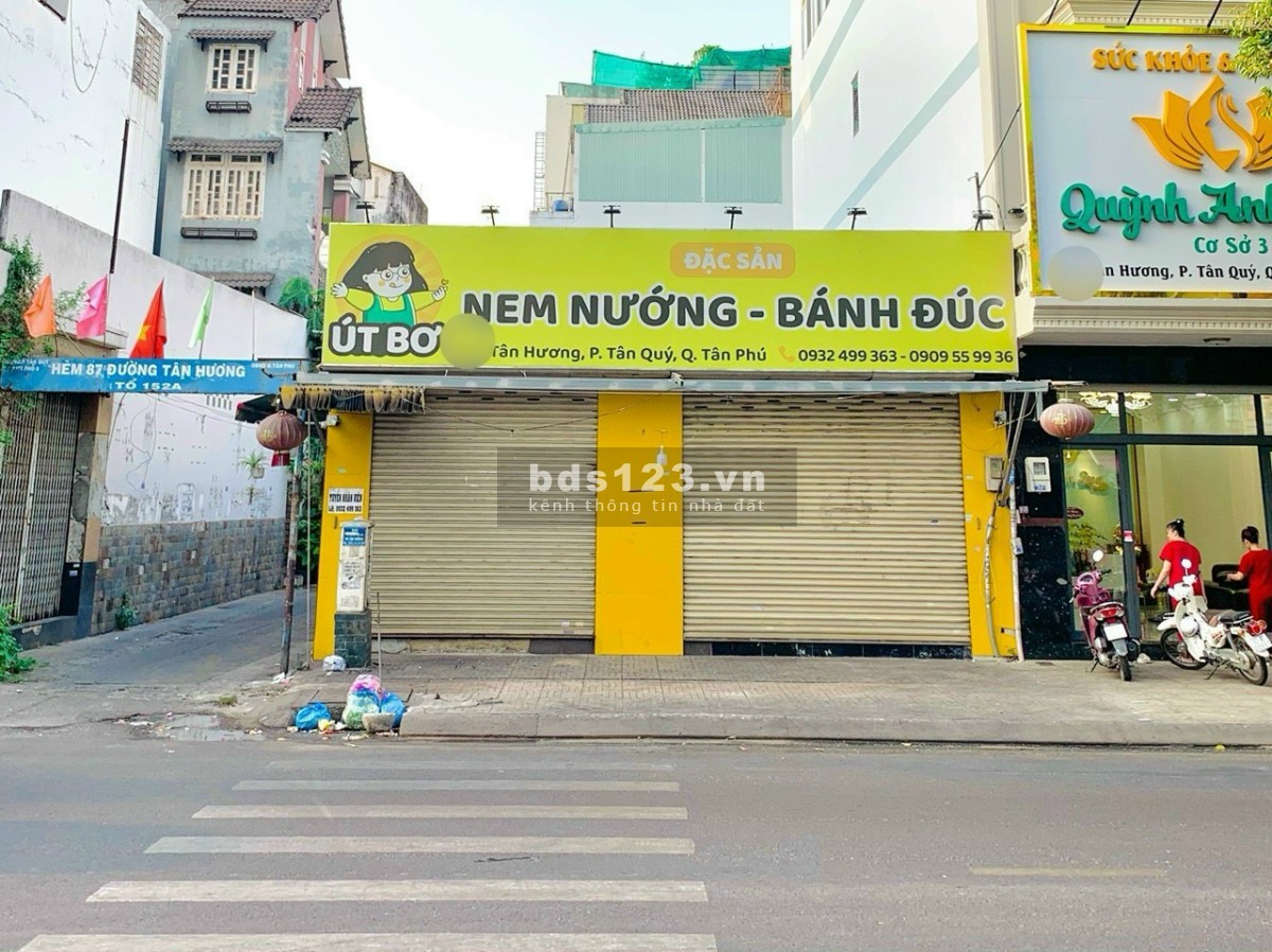 Bán nhà Góc 2MT Tân Hương, phường Tân quý, quận Tân Phú.DT 166m2 chỉ 26.5 tỷ