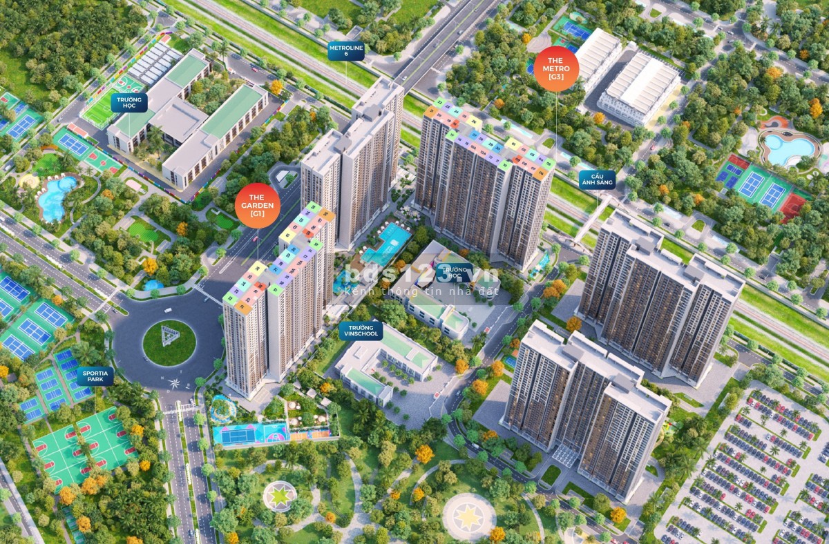 Chính thức nhận booking The Sola Park - Vinhome Smart city giá chỉ từ 50tr /m2