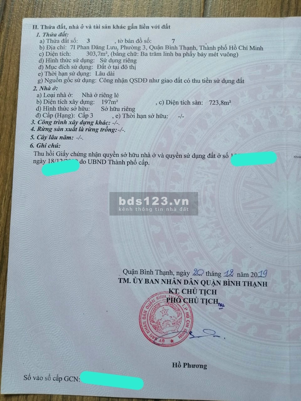 Chỉ 138 triệu/m2 sở hữu nhà biệt thự Bình Thạnh. Gồm 2 tòa nhà nằm trên khuôn viên đất 303,7 m2