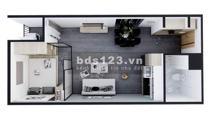 Bán Nhà Ở Xã Hội 39m2 HAPPY HOME 1ty135 1 Phòng Ngủ 1 Phòng Wc